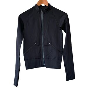 Lululemon Open Stride Run Bomber Jacket in Black size 6